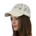 C.C Brand 's Floral Lace Panel Vented Adjustable Precurved Baseball Cap Hat  eb-11196764